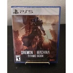 DAEMON X MACHINA TITANIC SCION Playstation 5 PS5 New Sealed ESRB USA Version